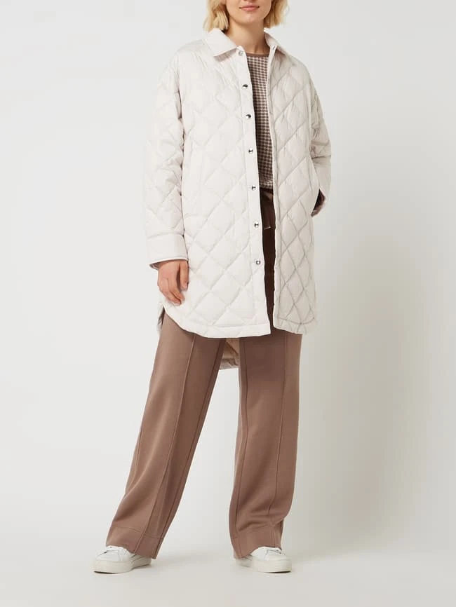 Windsor Oversized Daunenmantel Mit Umlegekragen - Ecru 1 Windsor Oversized Daunenmantel Mit Umlegekragen - Ecru