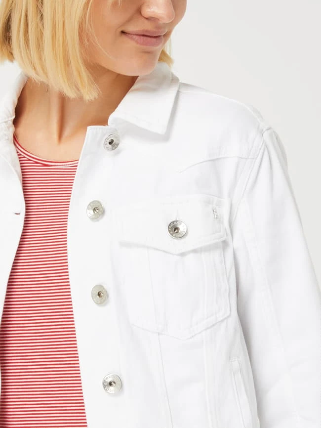 Frieda & Freddies Jeansjacke Mit Stretch-Anteil - Weiß 3 Frieda & Freddies Jeansjacke Mit Stretch-Anteil - Weiß – Bild 3