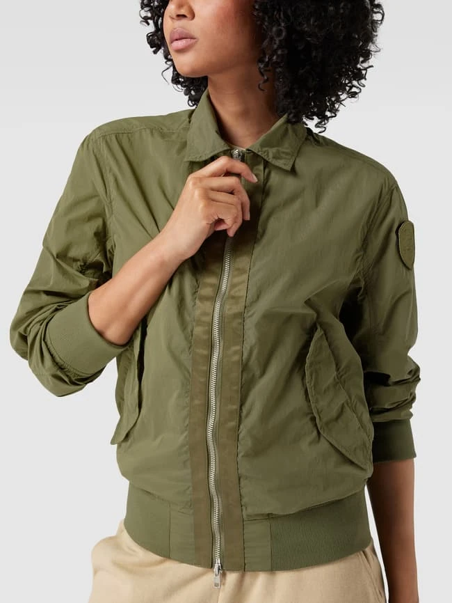 Blauer Usa Blouson Mit Label-Patch - Dunkelgrün 3 Blauer Usa Blouson Mit Label-Patch - Dunkelgrün – Bild 3