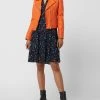 Studio AR Lederjacke Im Biker-Look Modell 'Lovato' - Orange
