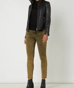 Freaky Nation Lederjacke Im Biker-Look - Schwarz