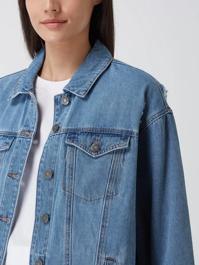 Noisy May Jeansjacke Im Destroyed-Look Modell 'Fiona' - Hellblau 3 Noisy May Jeansjacke Im Destroyed-Look Modell 'Fiona' - Hellblau – Bild 3