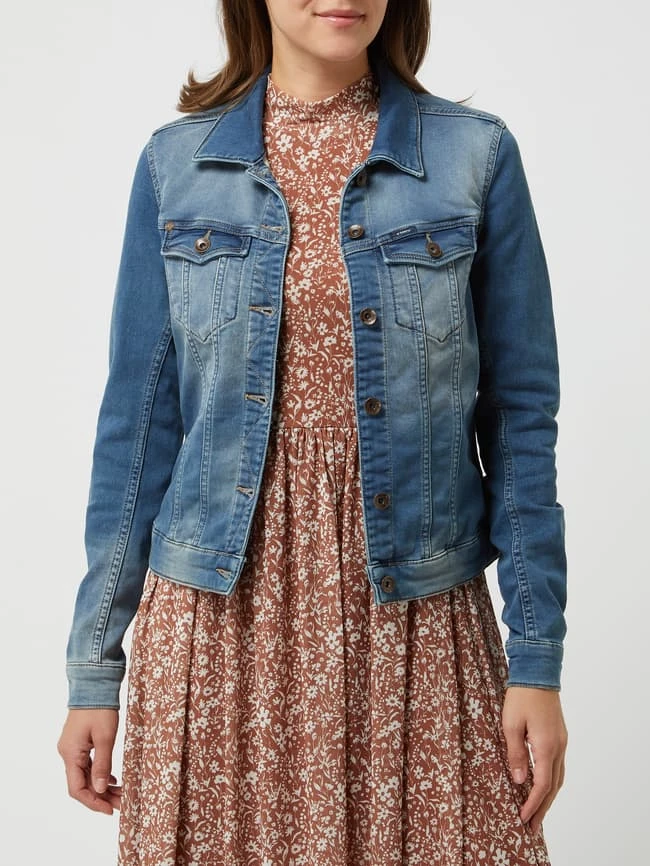 Garcia Slim Fit Jeansjacke Mit Stretch-Anteil Modell 'Sofia' - Blau 4 Garcia Slim Fit Jeansjacke Mit Stretch-Anteil Modell 'Sofia' - Blau – Bild 4