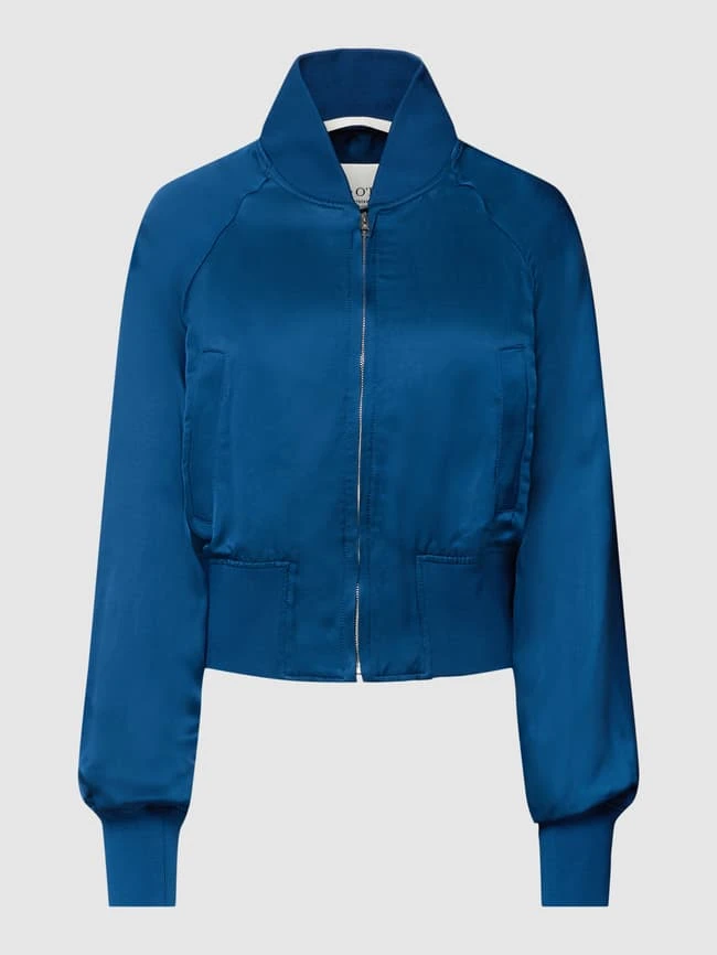 Marc O'Polo Bomberjacke Mit Stehkragen „THE DINNER Holiday Collection“ - Petrol 2 Marc O'Polo Bomberjacke Mit Stehkragen „THE DINNER Holiday Collection“ - Petrol – Bild 2