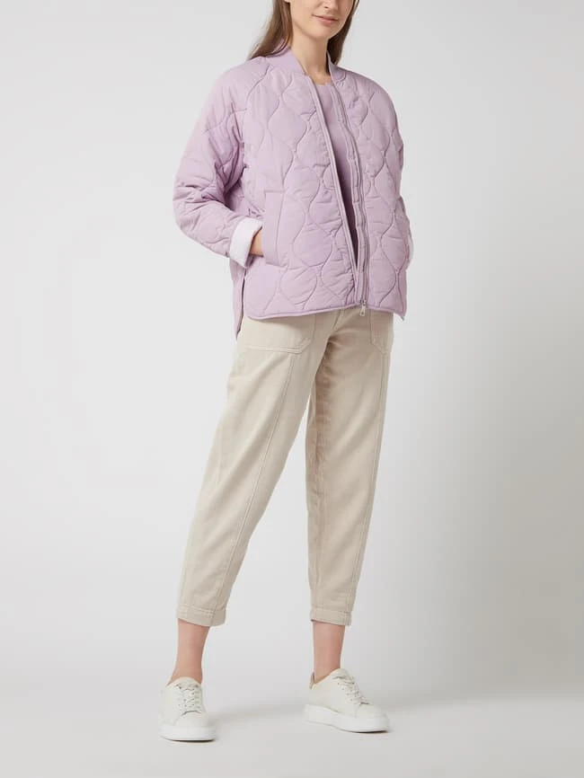 Tom Tailor Denim Bomber Mit Steppnähten - Wattiert - Purple 1 Tom Tailor Denim Bomber Mit Steppnähten - Wattiert - Purple