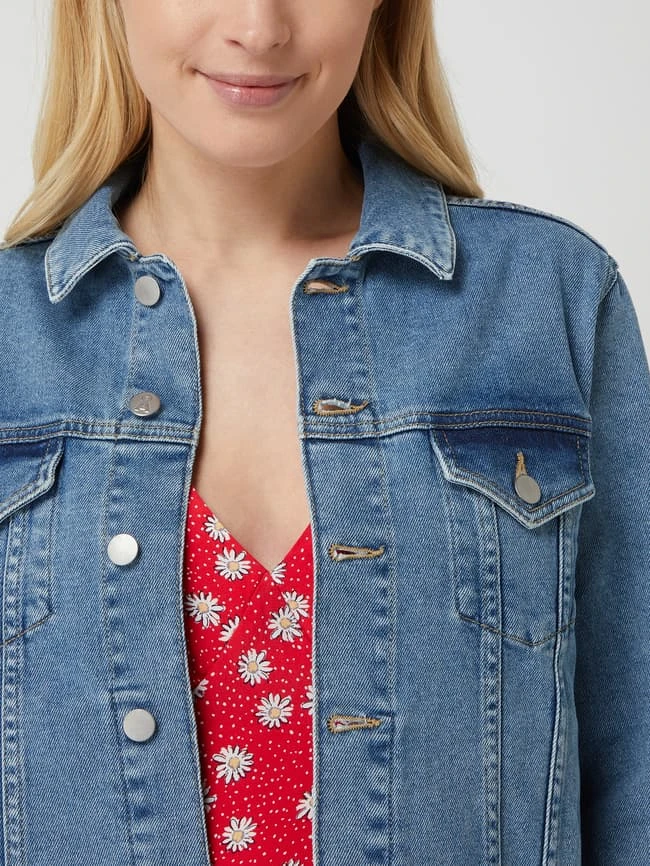 Armedangels Jeansjacke Aus Bio-Baumwollmischung Modell 'Velitaa' - Blau 3 Armedangels Jeansjacke Aus Bio-Baumwollmischung Modell 'Velitaa' - Blau – Bild 3