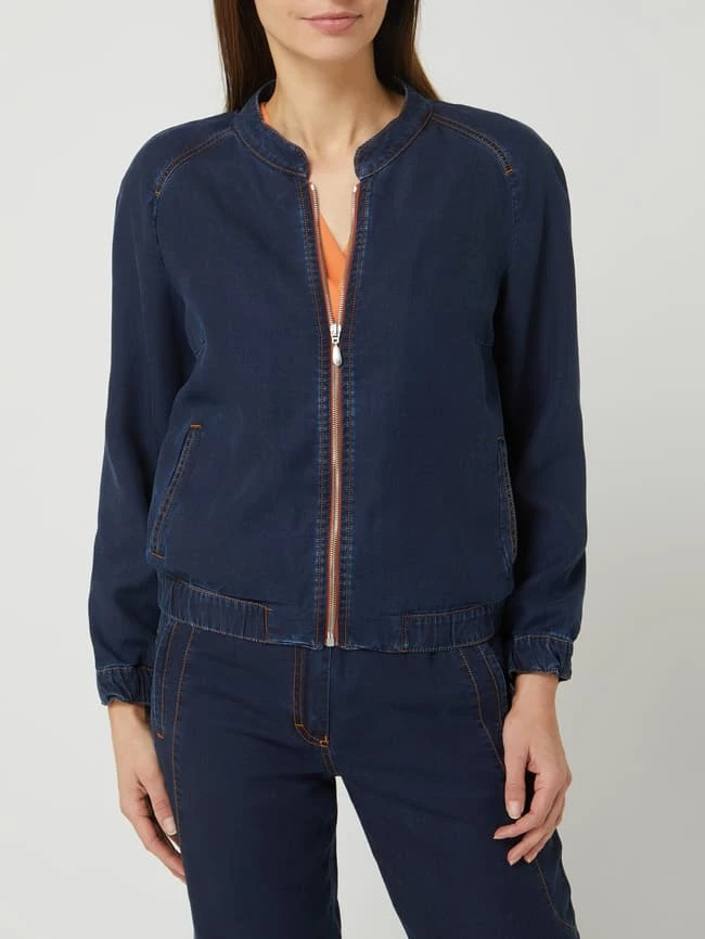 Deni Cler Blouson In Denim-Optik - Marineblau 4 Deni Cler Blouson In Denim-Optik - Marineblau – Bild 4