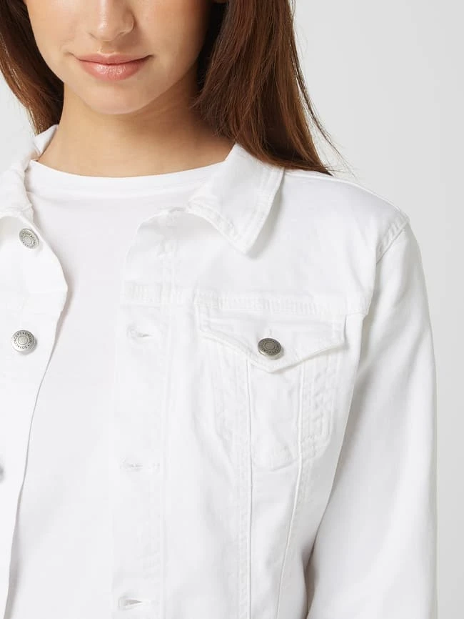 Soyaconcept Jeansjacke Mit Stretch-Anteil - Weiß 3 Soyaconcept Jeansjacke Mit Stretch-Anteil - Weiß – Bild 3