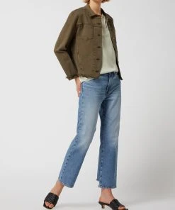 Repeat Jeansjacke Mit Stretch-Anteil - Khaki