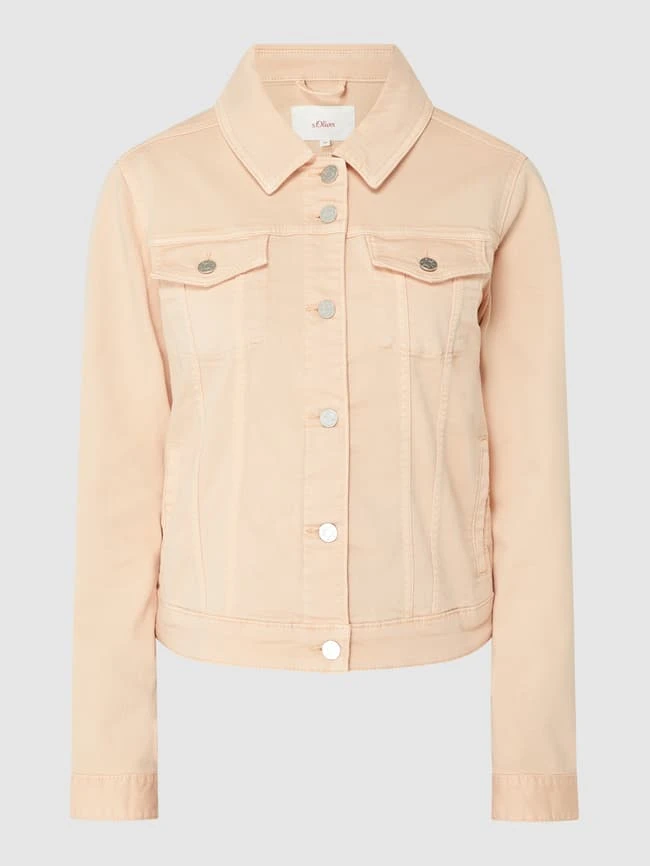 S.Oliver RED LABEL Jeansjacke Mit Viskose-Anteil - Rosé 2 S.Oliver RED LABEL Jeansjacke Mit Viskose-Anteil - Rosé – Bild 2