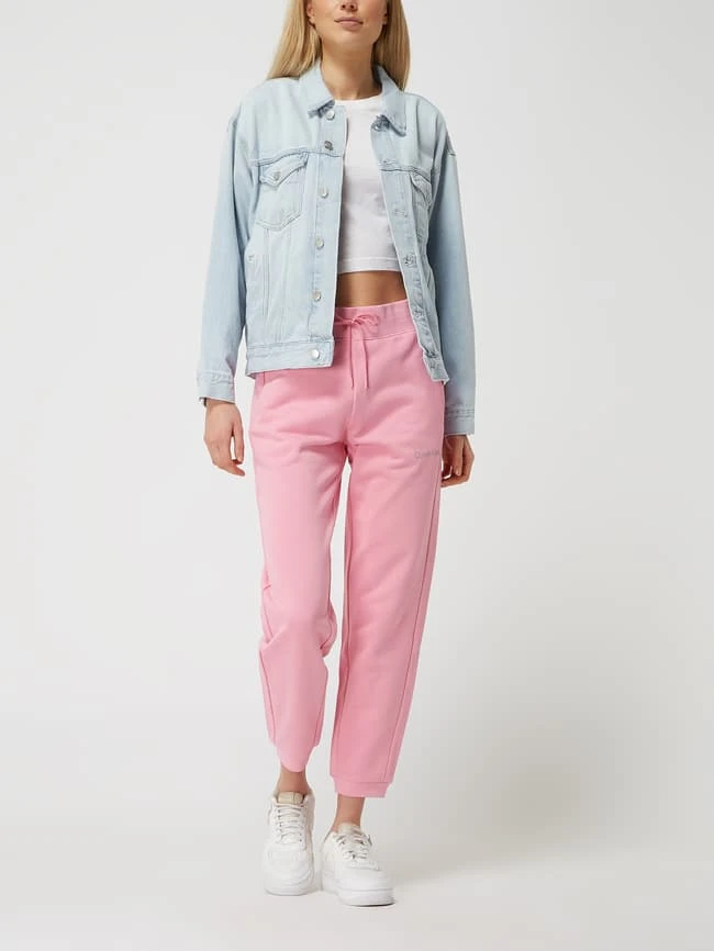 Calvin Klein Jeans Oversized Jeansjacke Aus Baumwolle Modell 'Dad' - Hellblau 1 Calvin Klein Jeans Oversized Jeansjacke Aus Baumwolle Modell 'Dad' - Hellblau