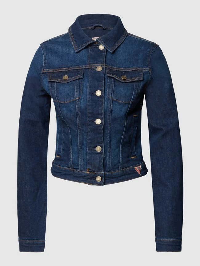 Guess Jeansjacke Mit Stretch-Anteil - Dunkelblau 2 Guess Jeansjacke Mit Stretch-Anteil - Dunkelblau – Bild 2