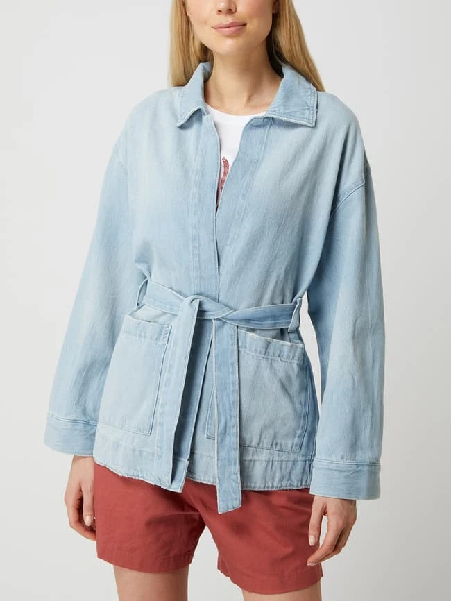 Esprit Jeansjacke Aus Baumwolle - Hellblau 4 Esprit Jeansjacke Aus Baumwolle - Hellblau – Bild 4