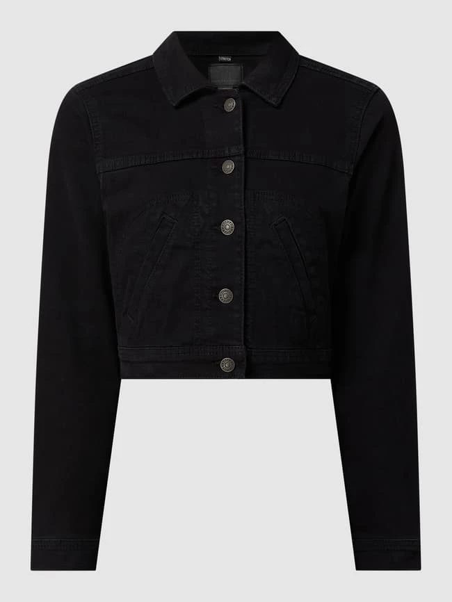 American Eagle Cropped Jeansjacke Mit Viskose-Anteil - Schwarz 2 American Eagle Cropped Jeansjacke Mit Viskose-Anteil - Schwarz – Bild 2