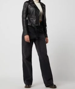 EDITED SHOP 14 Gipsy Lederjacke Mit Nieten - Schwarz