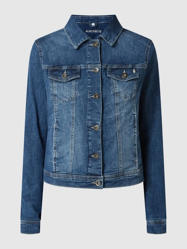 Blue Fire Jeans Jeansjacke Mit Stretch-Anteil - Blau 2 Blue Fire Jeans Jeansjacke Mit Stretch-Anteil - Blau – Bild 2
