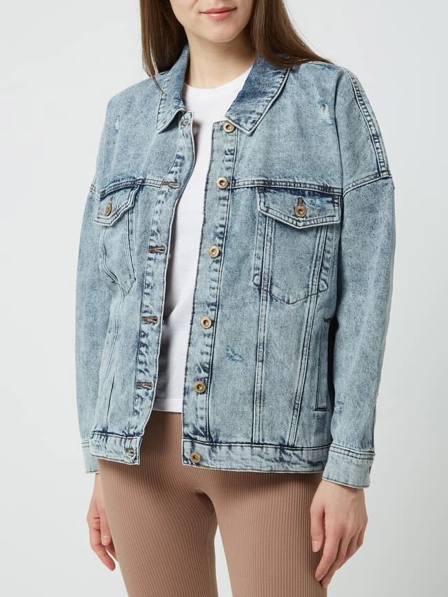Only Jeansjacke Mit Used-Effekte - Jeans 4 Only Jeansjacke Mit Used-Effekte - Jeans – Bild 4