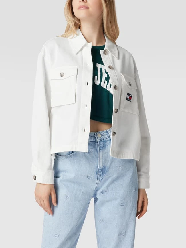Tommy Jeans Jeansjacke Mit Label-Patch - Offwhite 4 Tommy Jeans Jeansjacke Mit Label-Patch - Offwhite – Bild 4