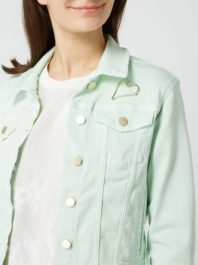 Rich & Royal Jeansjacke Mit Stretch-Anteil - Mint 3 Rich & Royal Jeansjacke Mit Stretch-Anteil - Mint – Bild 3