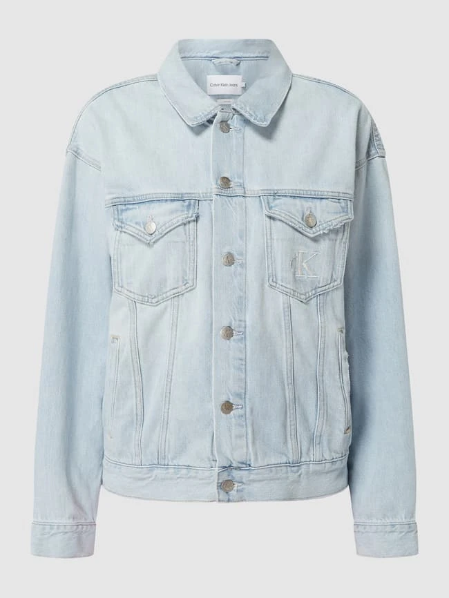 Calvin Klein Jeans Oversized Jeansjacke Aus Baumwolle Modell 'Dad' - Hellblau 2 Calvin Klein Jeans Oversized Jeansjacke Aus Baumwolle Modell 'Dad' - Hellblau – Bild 2