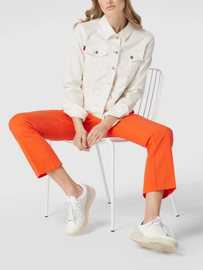 HUGO Jeansjacke Mit Brand-Detail Modell 'Alex' - Weiß 1 HUGO Jeansjacke Mit Brand-Detail Modell 'Alex' - Weiß