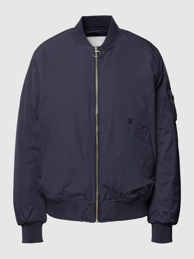 Armedangels Blouson Mit Label-Stitching Modell 'Lankaa' - Marineblau 2 Armedangels Blouson Mit Label-Stitching Modell 'Lankaa' - Marineblau – Bild 2