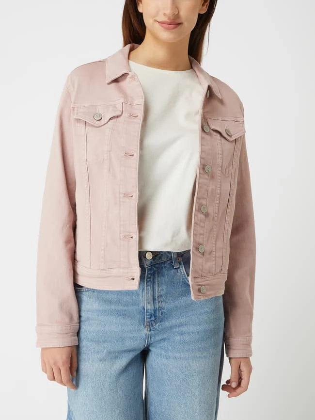 Christian Berg Woman Jeansjacke Mit Pattentaschen - Altrosa 4 Christian Berg Woman Jeansjacke Mit Pattentaschen - Altrosa – Bild 4