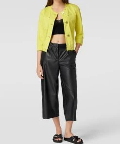 Betty Barclay Jeansjacke Mit Ausgefransten Abschlüssen Modell 'Mai' - Gelb