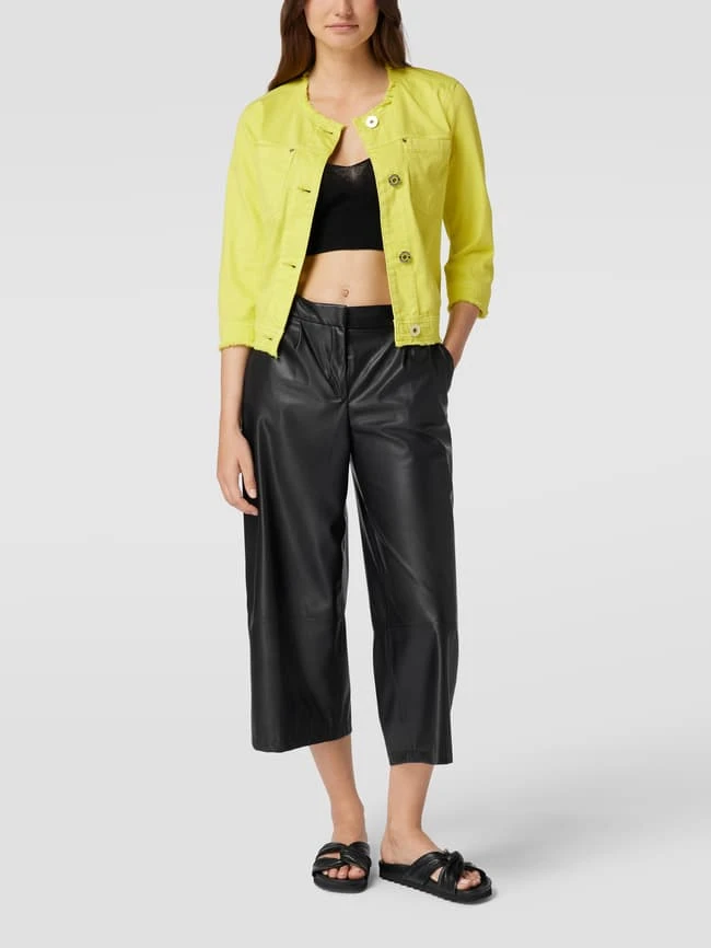 Betty Barclay Jeansjacke Mit Ausgefransten Abschlüssen Modell 'Mai' - Gelb 1 Betty Barclay Jeansjacke Mit Ausgefransten Abschlüssen Modell 'Mai' - Gelb