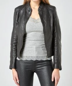 Gipsy Slim Fit Lederjacke Im Biker-Look Modell 'Cait' - Schwarz -Gipsy Shop 6oqkieamah5jeda48t34iha1754j0cpka4pk4ga784s5adil6914olac9l1kegi49la3ak2jada4cgqe70o68ohmccs3eohl6sq3adpk6grjeo9g61i38cpk68s3ee9p6oom4dg