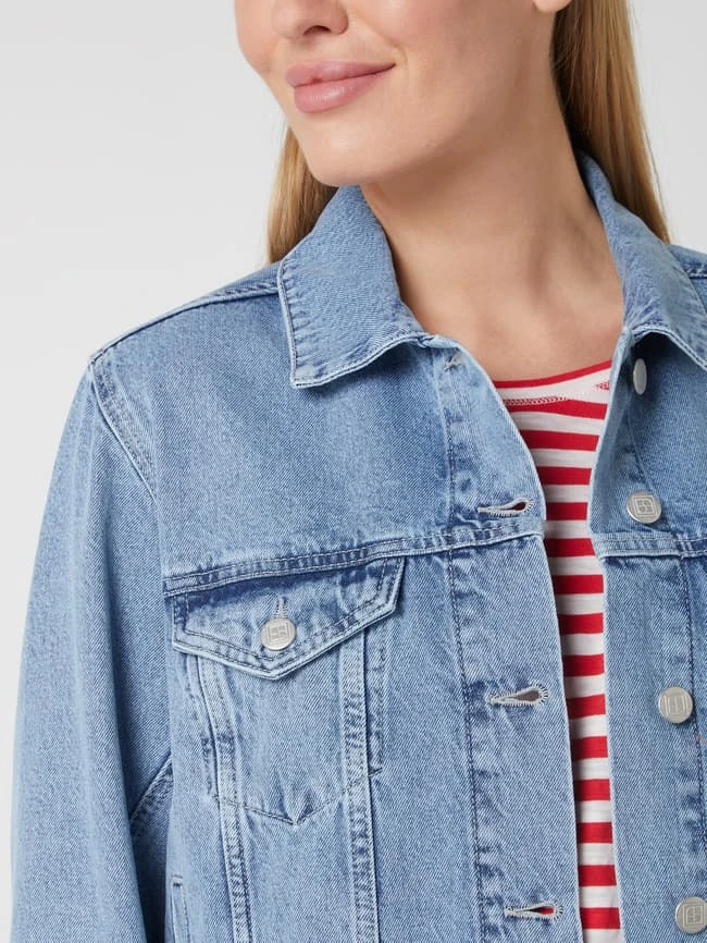 Soaked In Luxury Jeansjacke Mit Pattentaschen Modell 'Tessie' - Hellblau 3 Soaked In Luxury Jeansjacke Mit Pattentaschen Modell 'Tessie' - Hellblau – Bild 3