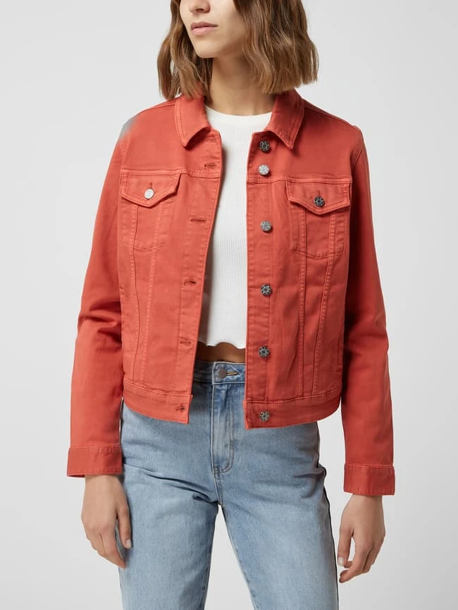 S.Oliver RED LABEL Jeansjacke Mit Viskose-Anteil - Rot 4 S.Oliver RED LABEL Jeansjacke Mit Viskose-Anteil - Rot – Bild 4