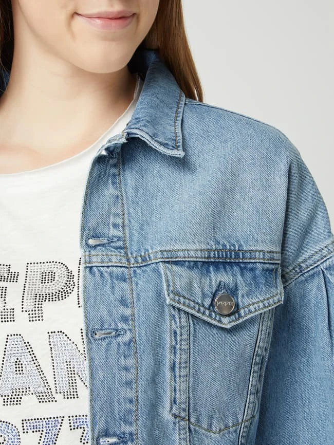 Pepe Jeans Cropped Jeansjacke Aus Baumwolle - Jeans 3 Pepe Jeans Cropped Jeansjacke Aus Baumwolle - Jeans – Bild 3