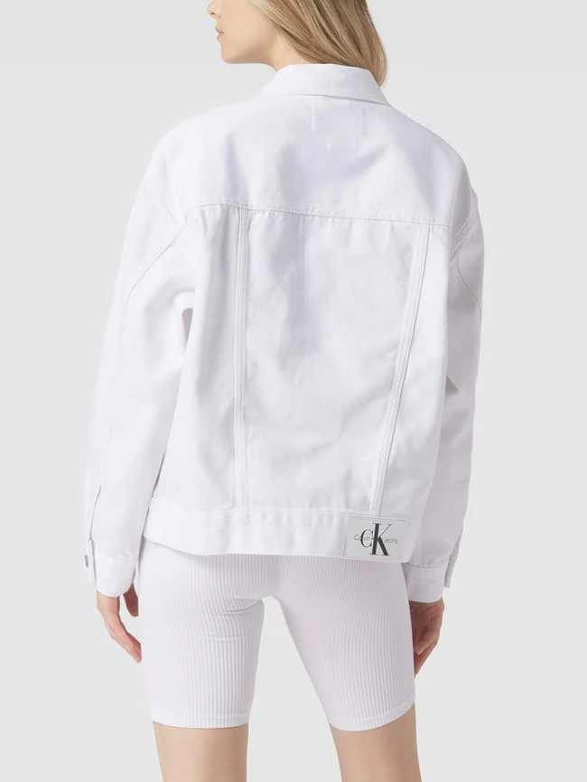 Calvin Klein Jeans Oversized Jeansjacke Aus Baumwolle - Weiß 5 Calvin Klein Jeans Oversized Jeansjacke Aus Baumwolle - Weiß – Bild 5