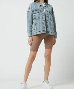 Only Jeansjacke Mit Used-Effekte - Jeans