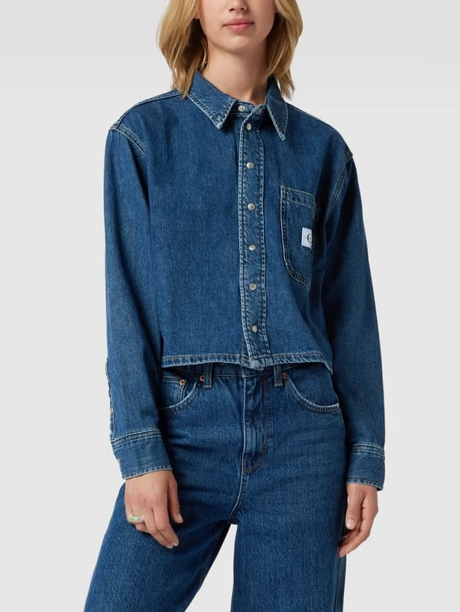 Calvin Klein Jeans Jeansjacke Mit Label-Patch - Jeans 4 Calvin Klein Jeans Jeansjacke Mit Label-Patch - Jeans – Bild 4