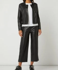 BETTY & CO WHITE Jacke In Leder-Optik - Schwarz
