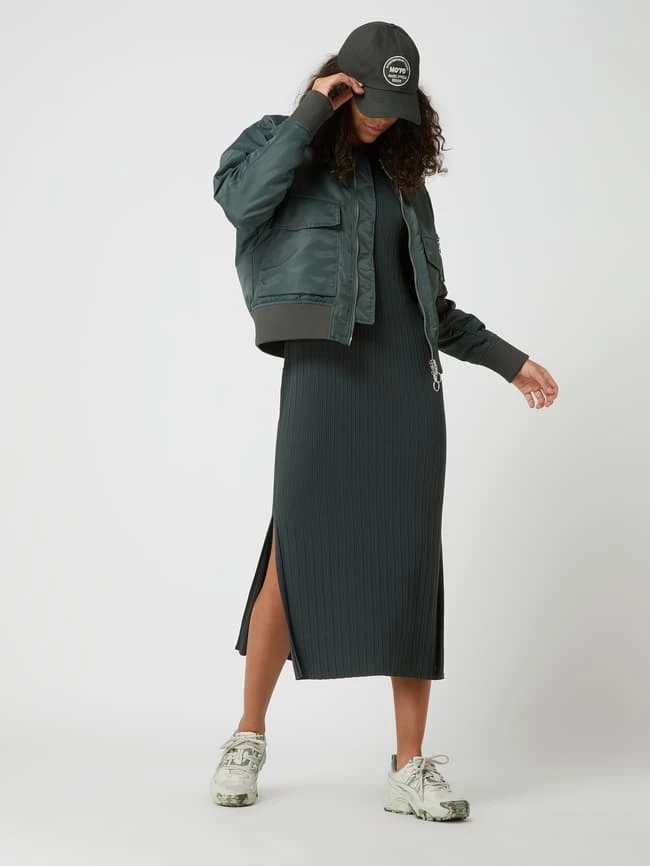 Marc O'Polo Denim Bomber Mit Ärmeltasche - Khaki 1 Marc O'Polo Denim Bomber Mit Ärmeltasche - Khaki