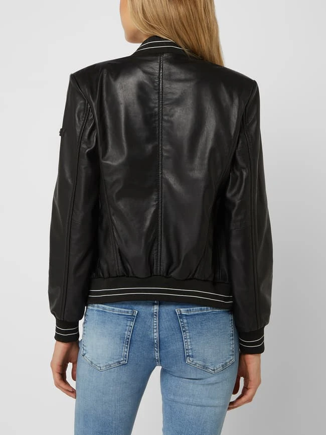 Cabrini Blouson Aus Leder - Schwarz 5 Cabrini Blouson Aus Leder - Schwarz – Bild 5