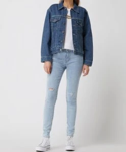 Levi's® Ex Boyfriend Fit Trucker Jacket Aus Baumwolle - ‘Water<Less™’ - Jeans