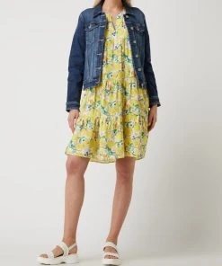 EDITED SHOP 6 Christian Berg Woman Jeansjacke Mit Stretch-Anteil - Blau