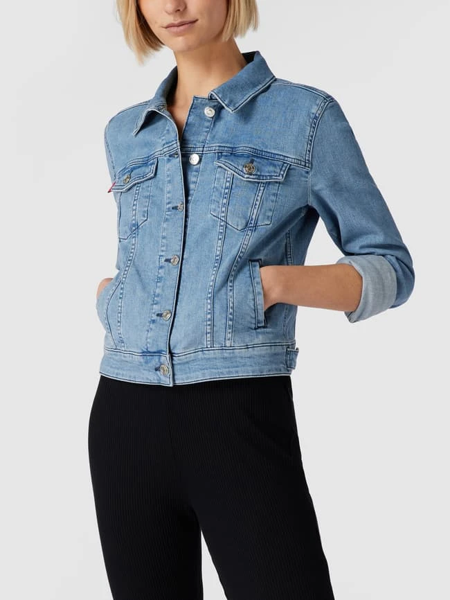 HUGO Jeansjacke Mit Label-Patch Modell 'Alex' - Jeans 4 HUGO Jeansjacke Mit Label-Patch Modell 'Alex' - Jeans – Bild 4