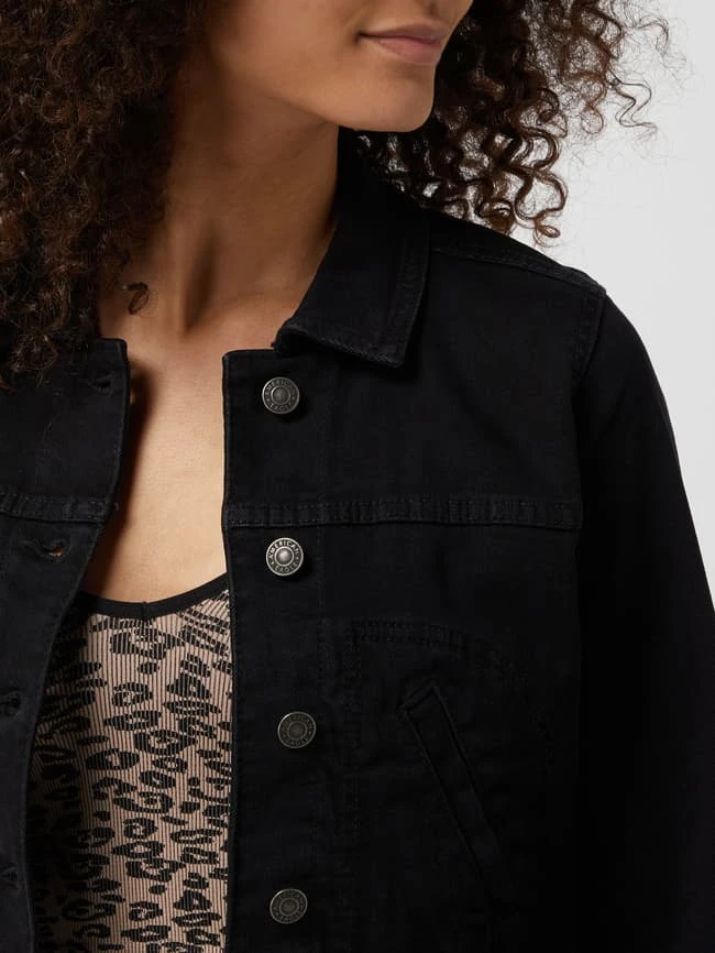 American Eagle Cropped Jeansjacke Mit Viskose-Anteil - Schwarz 3 American Eagle Cropped Jeansjacke Mit Viskose-Anteil - Schwarz – Bild 3
