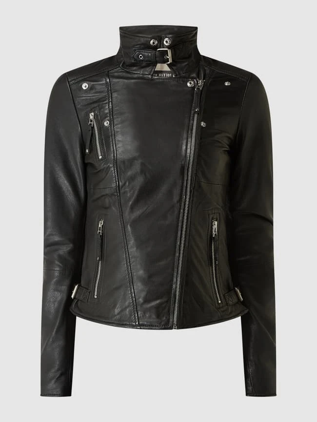 Freaky Nation Lederjacke Im Biker-Look Modell 'Princess' - Schwarz 2 Freaky Nation Lederjacke Im Biker-Look Modell 'Princess' - Schwarz – Bild 2