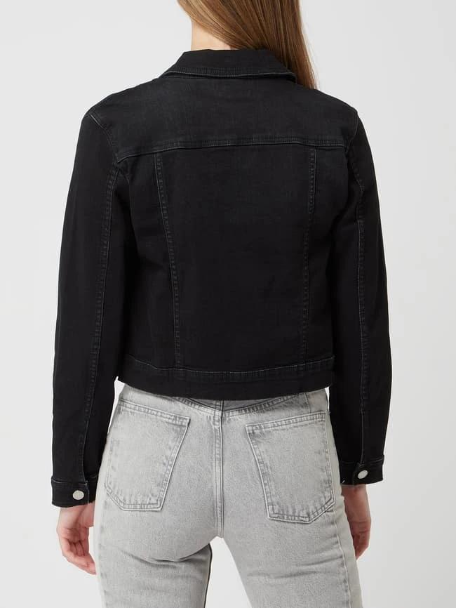 Vila Jeansjacke Mit Stretch-Anteil Modell 'Vineed' - Schwarz 5 Vila Jeansjacke Mit Stretch-Anteil Modell 'Vineed' - Schwarz – Bild 5