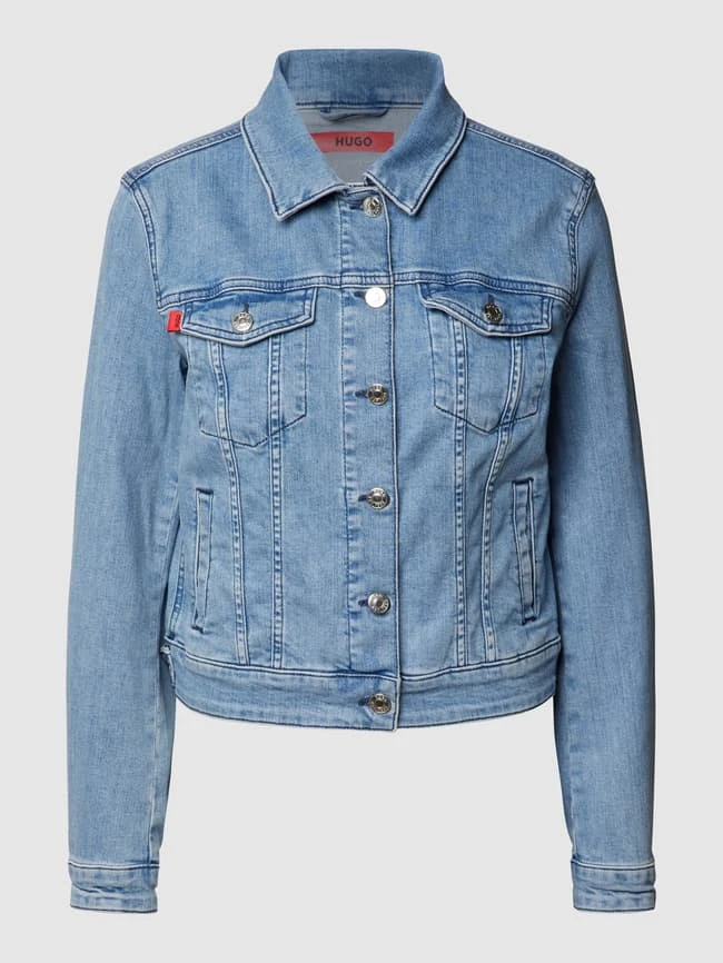 HUGO Jeansjacke Mit Label-Patch Modell 'Alex' - Jeans 2 HUGO Jeansjacke Mit Label-Patch Modell 'Alex' - Jeans – Bild 2