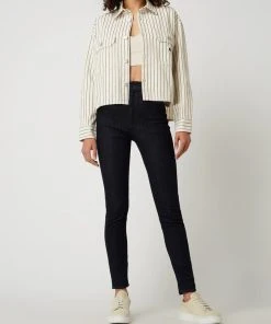 Carhartt Work In Progress Jeansjacke Mit Streifenmuster - Weiß