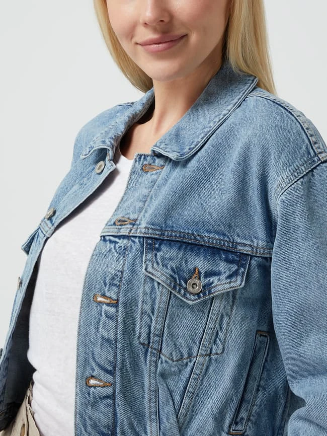 Only Cropped Jeansjacke Aus Baumwolle Modell 'Jagger' - Hellblau 3 Only Cropped Jeansjacke Aus Baumwolle Modell 'Jagger' - Hellblau – Bild 3