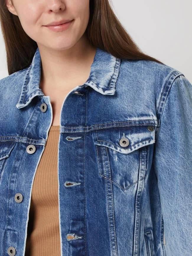 Pepe Jeans Jeansjacke Aus Baumwolle Modell 'Rose' - Hellblau 3 Pepe Jeans Jeansjacke Aus Baumwolle Modell 'Rose' - Hellblau – Bild 3