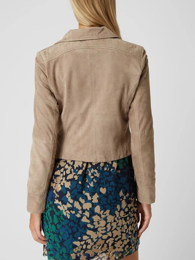 Princess Goes Hollywood Lederjacke Im Biker-Look - Taupe 5 Princess Goes Hollywood Lederjacke Im Biker-Look - Taupe – Bild 5